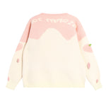 Pink Lovely Heart Knit Sweater PL52773