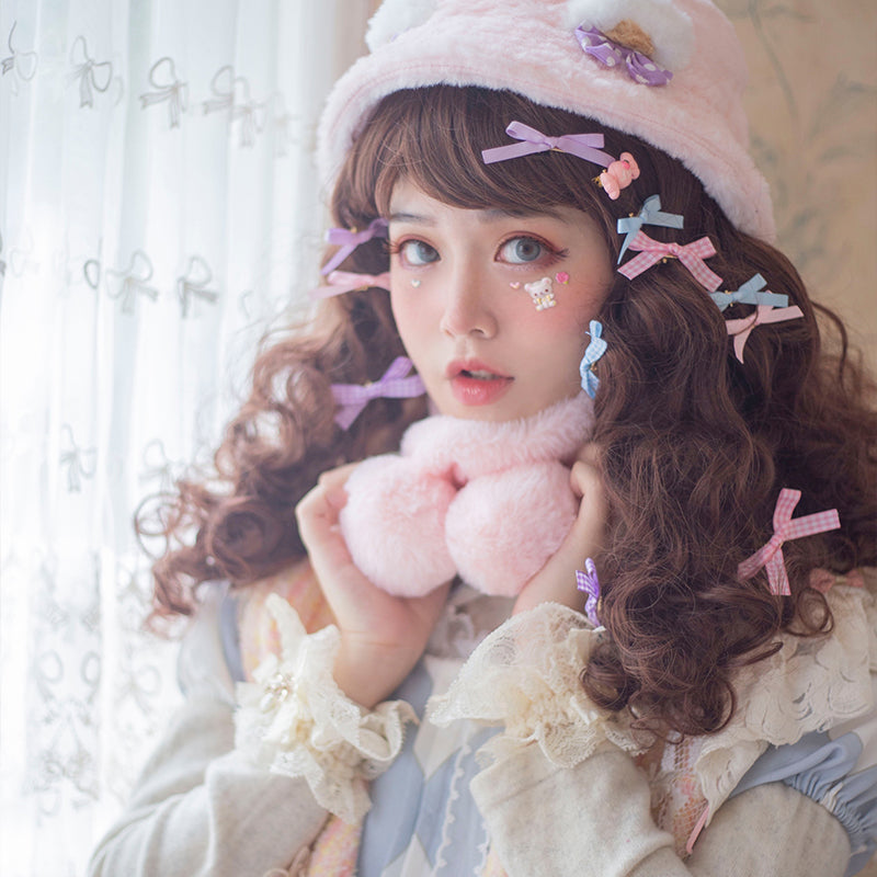 Cute Bear & Rabbit Ear Scarf PL52799