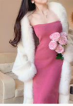 plush long coat PL52738