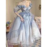 Gradient Blue Lolita Dress PL53053