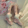 Pink Lolita Lace Socks PL52756