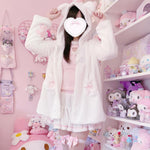 Cute cat ear coat PL50694