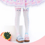 Cute cat paw high socks PL52860