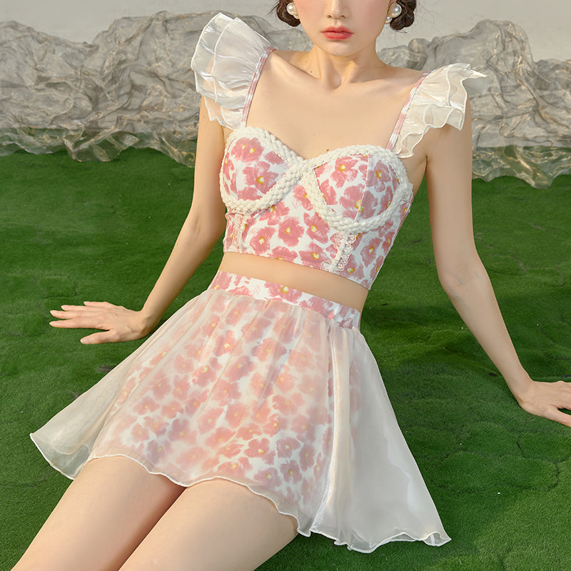 Pink Flower Swimsuit  PL52969