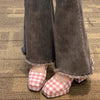 Cute Plaid High Heels PL53061