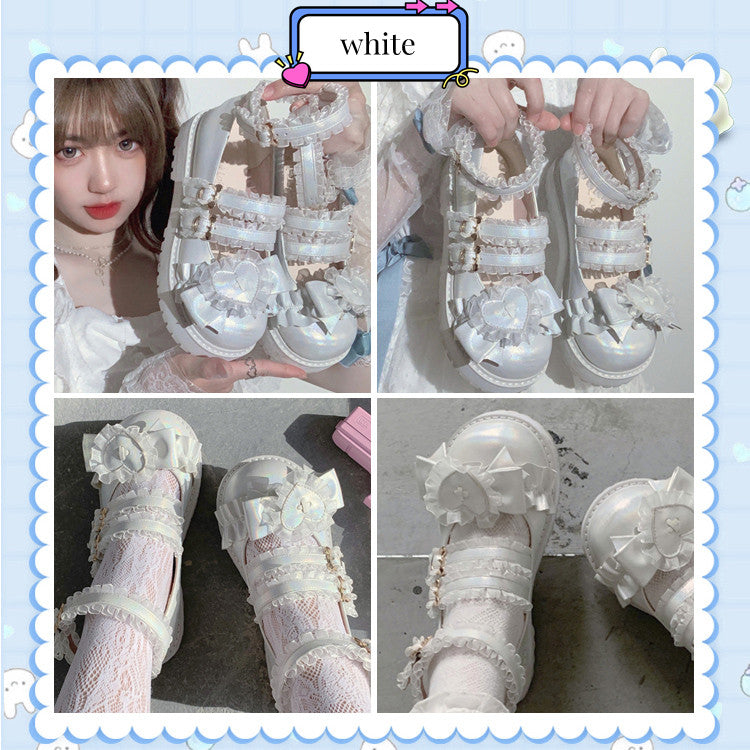 Cute Girls Platform Lolita Shoes PL52917