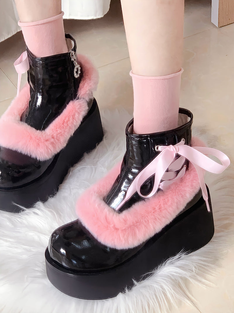 Bow Lolita Shoes PL52734