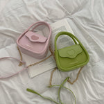 Cute Heart Lock Square Bag PL53077