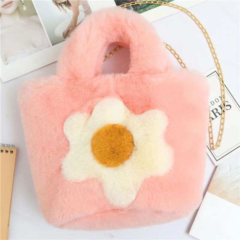 Cute Plush Omelette Tote PL52992