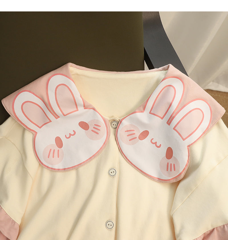 Cute Pink Rabbit Pajama Set PL53026