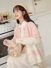 Pink Lovely Heart Knit Sweater PL52773