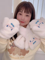 Cute plush scarf PL52754