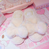 Cute Bow Knot Plush Slipper PL52783