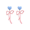 Pink Candy Bow Earrings PL52768