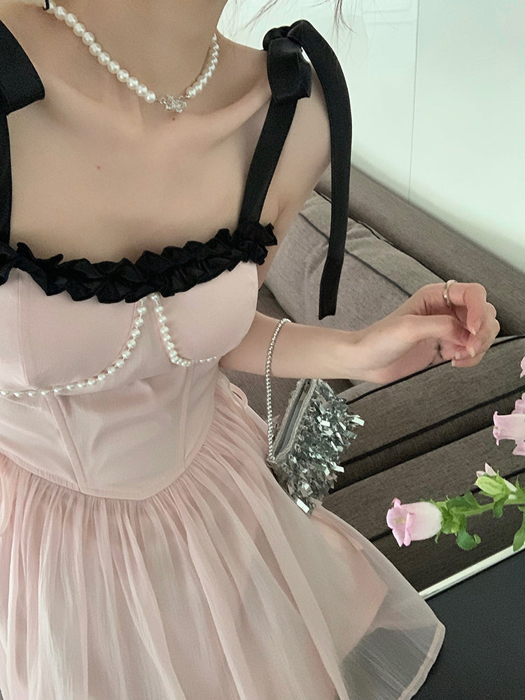 Pink Suspender Princess Dress PL52986