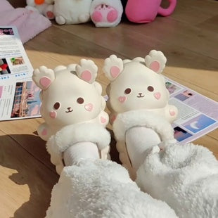 Rabbit cotton slippers PL52849