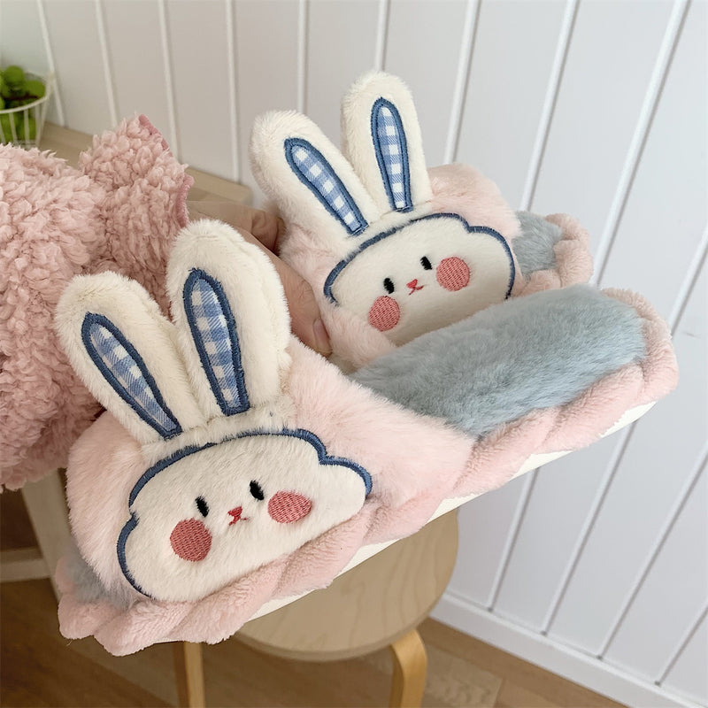 Cute Rabbit Cotton Slippers PL52962