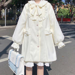 Cute Lace Bow Coat PL52822