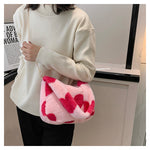 Cute Plush Heart Shoulder Bag PL52864