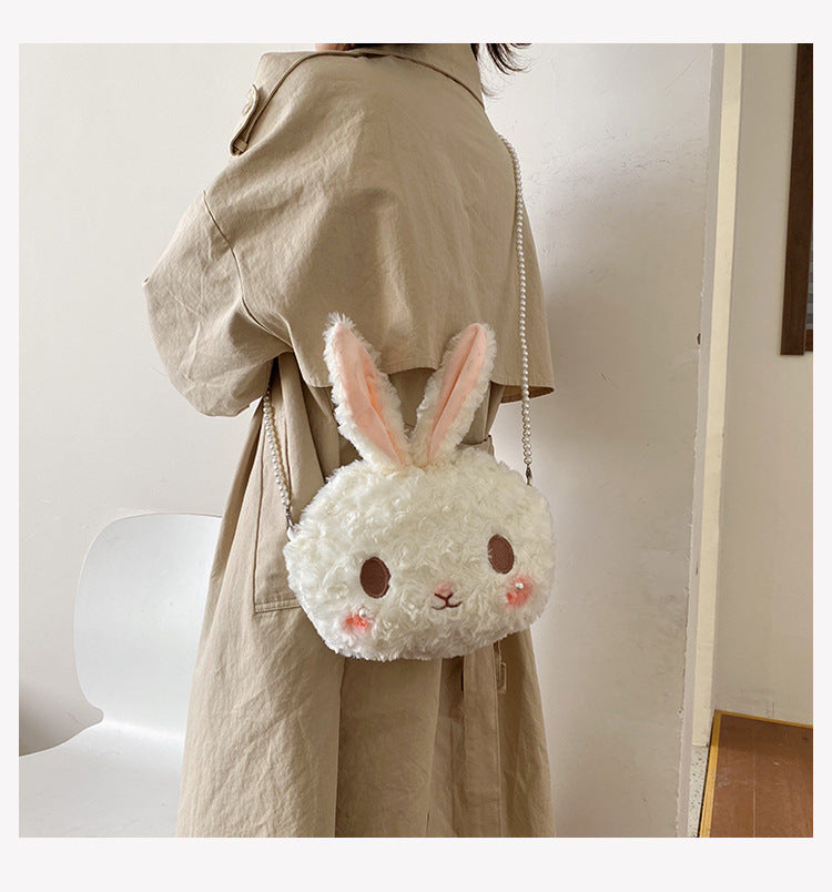 Cute Rabbit Plush Bag PL53076