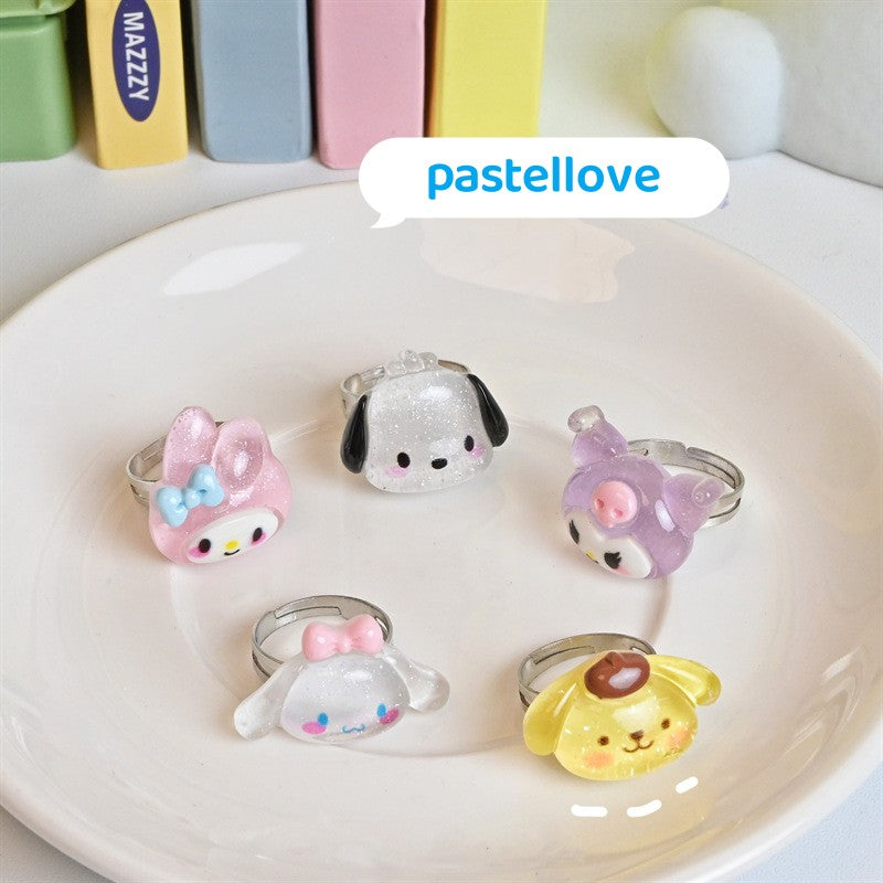 5pcs Cartoon Ring PL53045