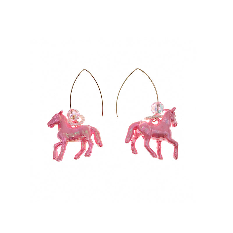 V pony design earrings PL52949