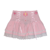 Cute Pink Lace Skirt  PL52815