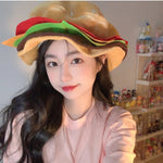 Cute Cartoon Burger Hat PL52990