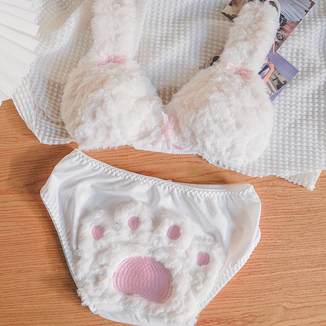 Cute Plush Rabbit Lingerie Set PL52801