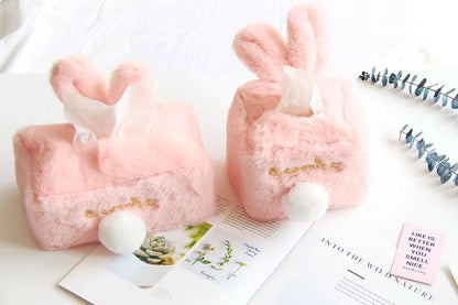 Cute Rabbit Ear Tissue Box PL52882