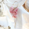 Flower fairy ear hanging earrings PL53014