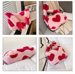 Cute Plush Heart Shoulder Bag PL52864