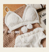 White Plush Underwear Set PL52807