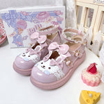 Lolita rabbit head lace shoes PL52915