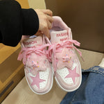 Cute Pink Star Sneakers PL53059