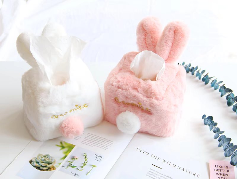 Cute Rabbit Ear Tissue Box PL52882