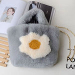 Cute Plush Omelette Tote PL52992