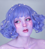 Blueberry mixed color wig PL20711