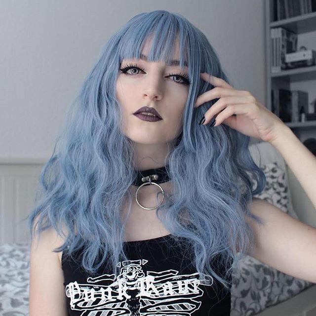 Lolita blue wig PL20300