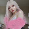 Pink gradient wig PL50451