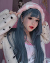 Blue long wig PL50471