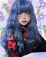 Lolita gray-blue wig PL20258