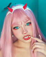 Lolita long pink wig PL50377