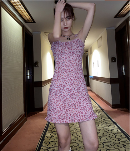 Pink Floral Dress PL51147