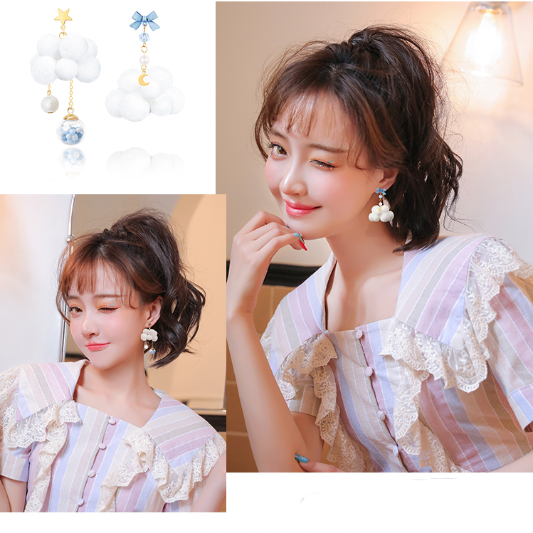 Lovely cloud earrings PL51432