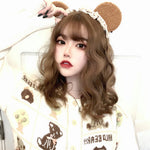 brown Long Curly Hair Wig  PL52590