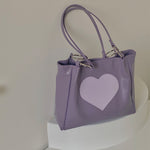 heart print bag   PL52252