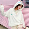 White Casual Hoodie  PL52789