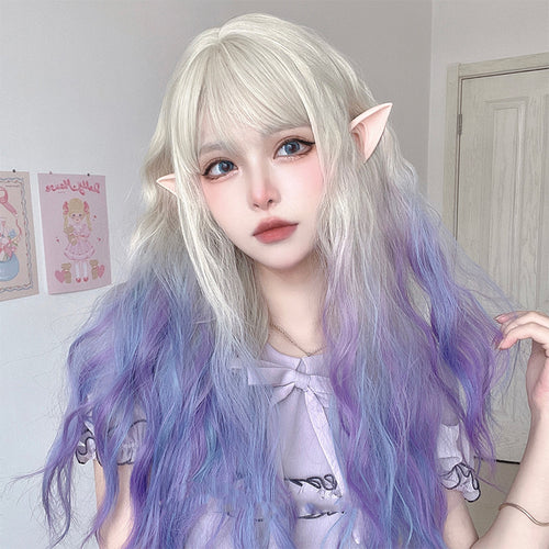 lolita gradient long curly wig PL52417