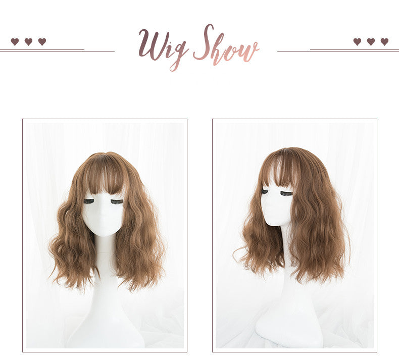 brown Long Curly Hair Wig  PL52590